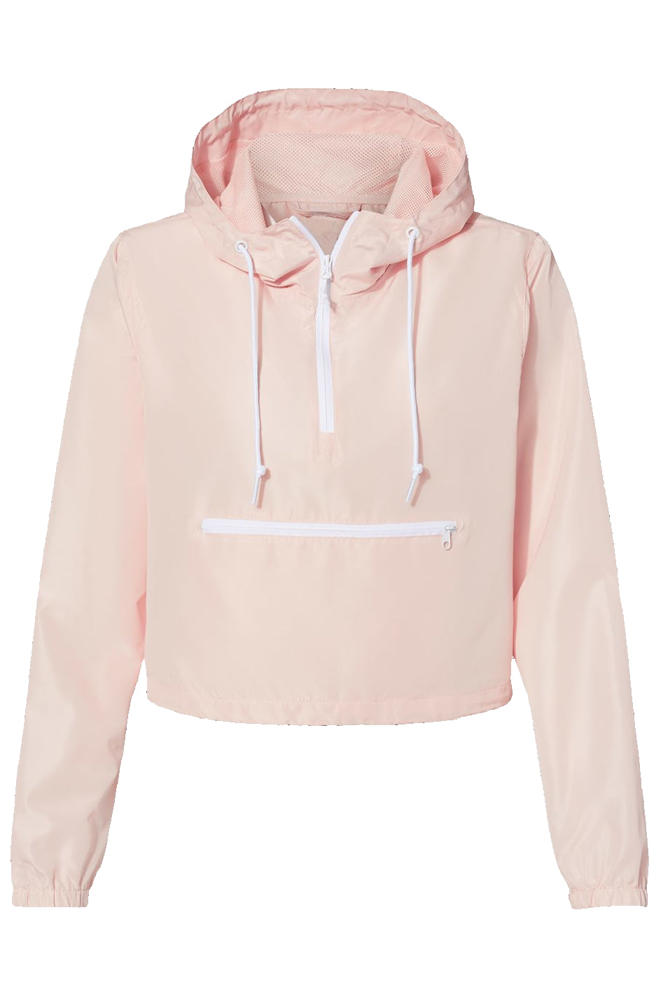Women's Lightweight Pullover Crop Windbreaker